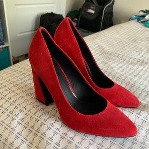 Red Gianni Bini Heels